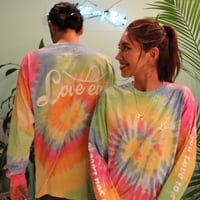 Love eat TieDye L/S tee