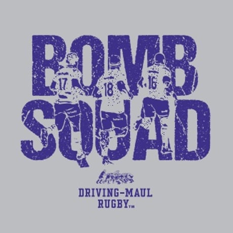 DRIVING-MAUL RUGBY™ BOMB SQUAD TEE_HEATER GREY