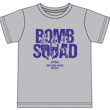 DRIVING-MAUL RUGBY™ BOMB SQUAD TEE_HEATER GREY