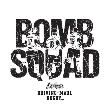 DRIVING-MAUL RUGBY™ BOMB SQUAD TEE_WHITE