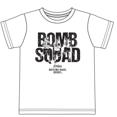 DRIVING-MAUL RUGBY™ BOMB SQUAD TEE_WHITE