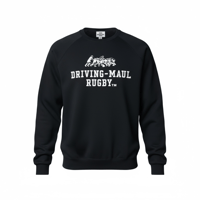 DRIVING-MAUL RUGBY™ RUGGED SWEATSHIRT  【BLACK】
