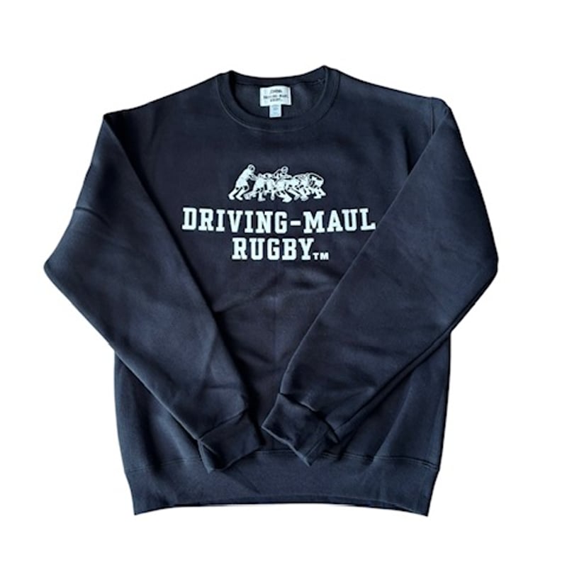DRIVING-MAUL RUGBY スウェット 黒 DRIVING-MAUL RUGBY™ RUGGED SWEATSHIRT 【BLACK】