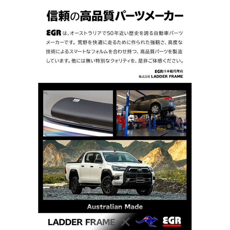 ハイラックス GUN125 バグガード 後期 カスタム パーツ 虫除け マット