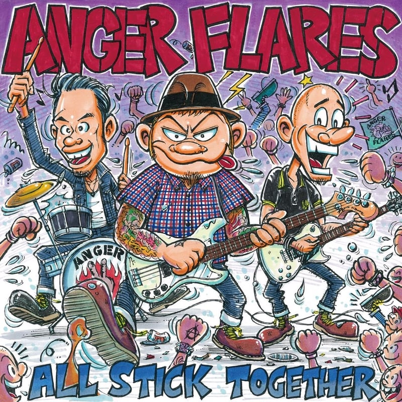 ANGER FLARES / ALL STICK TOGETHER (CD) | BOOTST