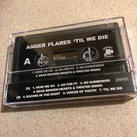 ANGER FLARES / 'TIL WE DIE (CASSETTE)