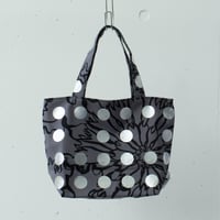 BAG_BOXトート　-BUBBLE FLOER-(SILVER)