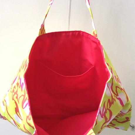 BAG_レッスンバッグ　-BUBBLE FLOWER- (YELLOW)