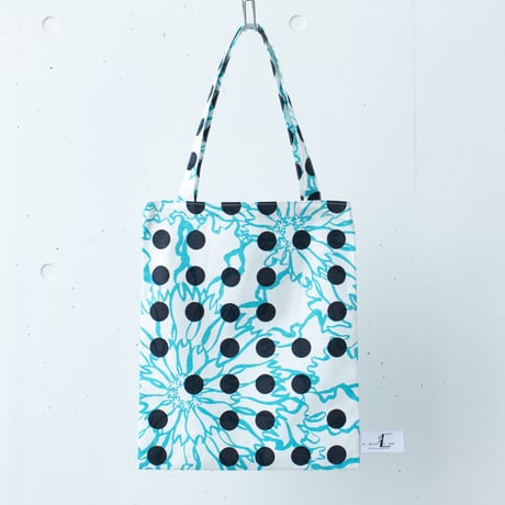 BAG_LCトート　-BUBBLE FLOWER- (LIGHT BLUE)