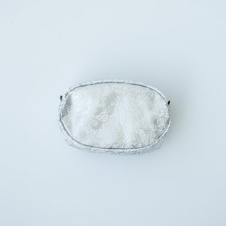 POUCH_たまごポーチ　-BOTANICAL -(WHITE)
