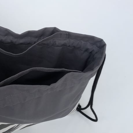 BAG_3WAY巾着トートバッグ-RIVER SIDE-(GRAY)