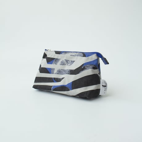 POUCH_マチ付きポーチ  -RIVER SIDE-(BLUE)