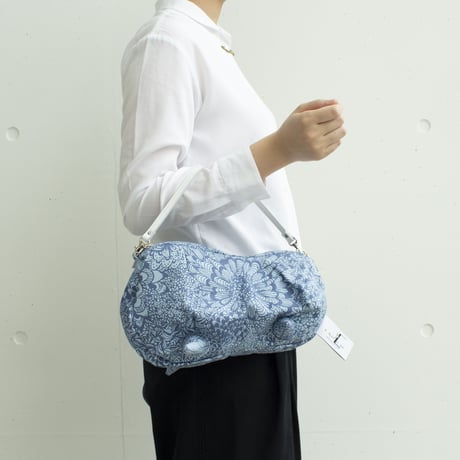 BAG_ピーナッツバッグ　-BOTANICAL -(BLUE)