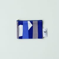 POUCH_ミニフラットポーチ　 -DEEP BREATH- (BLUE)