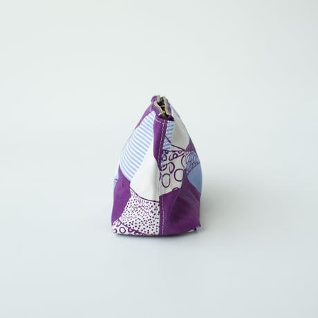 POUCH_マチ付きポーチ  -DESERT OASIS- (PURPLE)