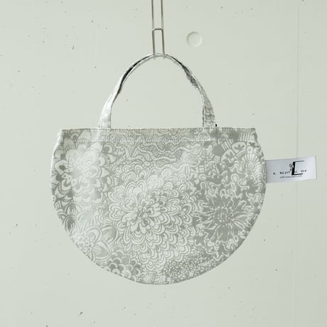 BAG_ミニRトート -BOTANICAL -(WHITE)