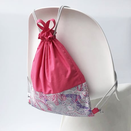 BAG_3WAY巾着トートバッグ-NOCTURNE- (GRAY)