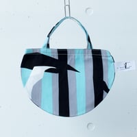 BAG_ミニRトート　-DEEP BREATH- (AQUA BLUE)