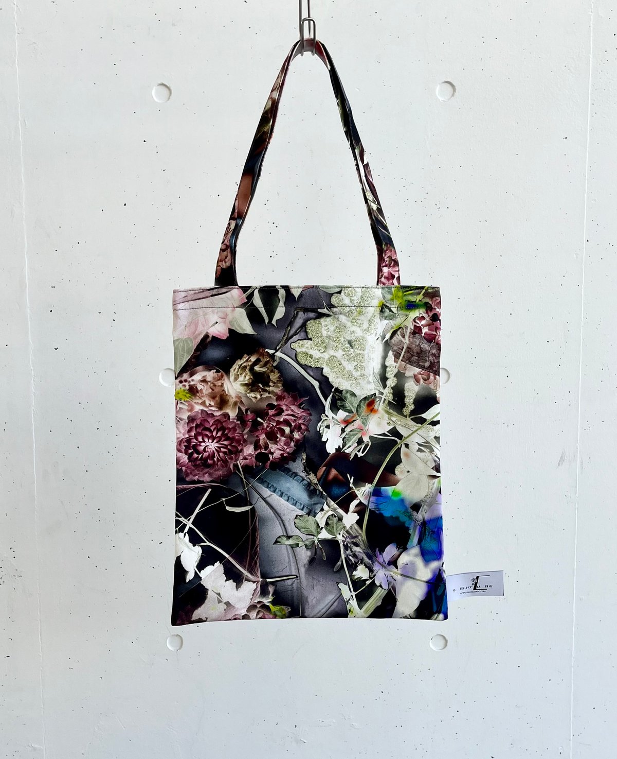 BAG_LCトート -BLOOM- (BLACK) | LIGHT CUBE