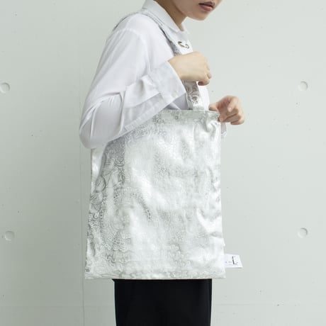 BAG_LCトート -BOTANICAL -(WHITE)
