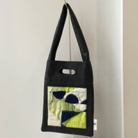 BAG_刺繍フェルトバッグ  -DESERT OASIS- (BLUE)