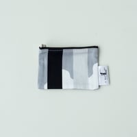POUCH_ミニフラットポーチ　-DEEP BREATH- (GRAY)