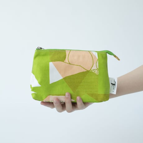 POUCH_マチ付きポーチ  -DESERT OASIS- (GREEN)