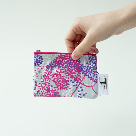 POUCH_ミニフラットポーチ　 -NOCTURNE- (GRAY)