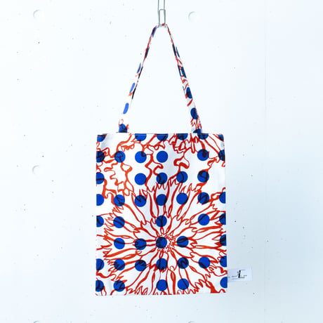 BAG_LCトート　-BUBBLE FLOWER- (ORANGE)