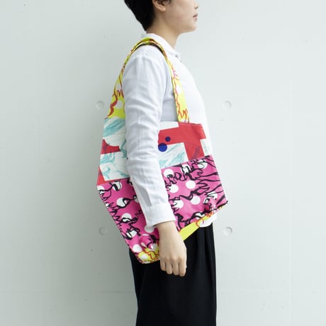 BAG_ボコトート　-BUBBLE FLOWER- (YELLOW)
