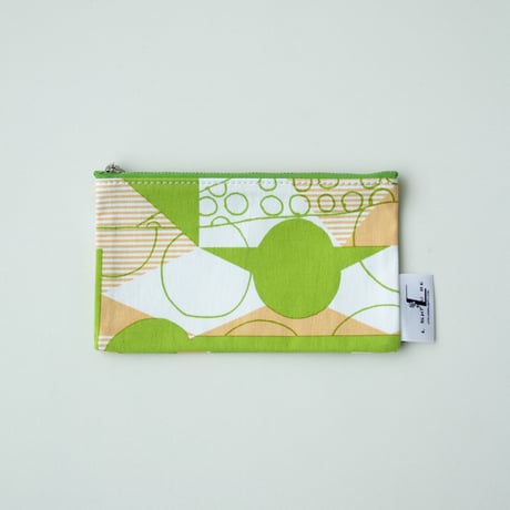 POUCH_フラットポーチ　-DESERT OASIS- (GREEN)