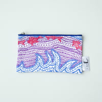 POUCH_フラットポーチ　 -LITTLE OCEAN- (PURPLE)