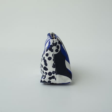 POUCH_マチ付きポーチ  -SOUFFLE- (BLUE)
