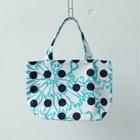 BAG_BOXトート　-BUBBLE FLOWER- (LIGHT BLUE)