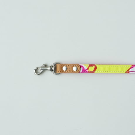 PETS_リードS　-BUBBLE FLOWER- (YELLOW)