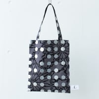 BAG_LCトート　-BUBBLE FLOER-(SILVER)