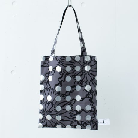 BAG_LCトート　-BUBBLE FLOER-(SILVER)