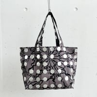 BIGトートバッグ -BUBBLEFLOWER-(SILVER)