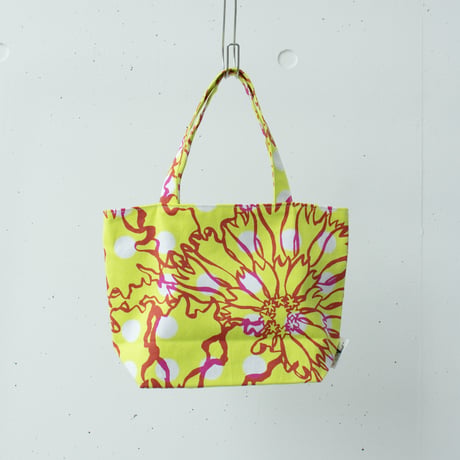 BAG_BOXトート　-BUBBLE FLOWER- (YELLOW)
