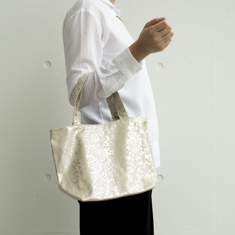 BAG_BOXトート -BOTANICAL -(BEIGE)