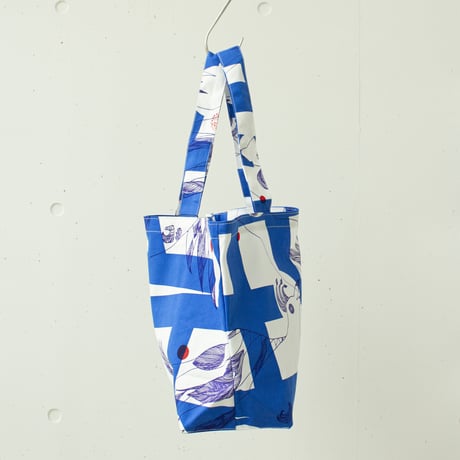 BIGトートバッグ　-MAGIC BIRD- (BLUE)