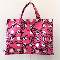BAG_レッスンバッグ　-BUBBLE FLOWER-  (PINK)