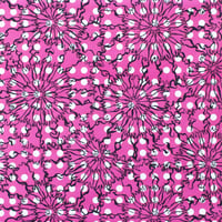 ACCESSORIES_ハーフカットクロス　-BUBBLE FLOWER-  (PINK)