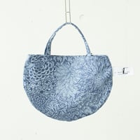 BAG_ミニRトート -BOTANICAL -(BLUE)