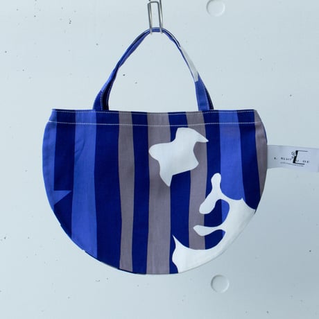 BAG_ミニRトート　-DEEP BREATH- (BLUE)