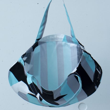BAG_ミニRトート　-DEEP BREATH- (AQUA BLUE)