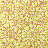 ACCESSORIES_ハーフカットクロス　-BUBBLE FLOWER- (YELLOW)