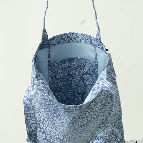 BAG_LCトート -BOTANICAL -(BLUE)