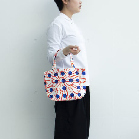 BAG_BOXトート　 -BUBBLE FLOWER- (ORANGE)