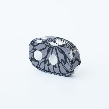 POUCH_たまごポーチ  -BUBBLE FLOER-(SILVER)